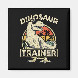 Dinosaur Trainer Halloween Costume Retro Dino Outl Magnet