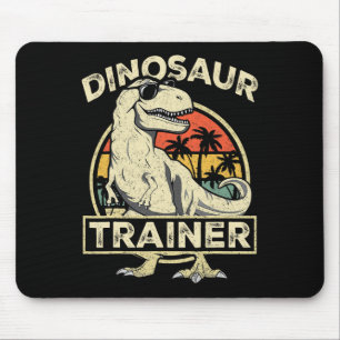Dinosaur Trainer Halloween Costume Retro Dino Outl Mouse Mat