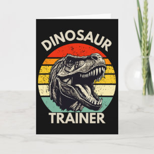 Dinosaur Trainer Retro Halloween Costume For Adult Card