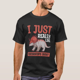 Dinosaur Triceratops For A Triceratops Fan T-Shirt