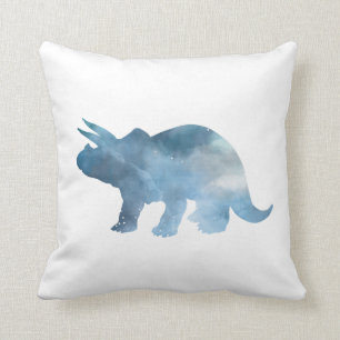 Dinosaur (Triceratops) Silhouette Cushion