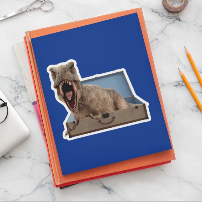 Dinosaur Tyrannosaurus  in a Suitcase luggage (Creator Uploaded)