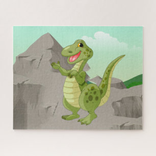 Dinosaur Tyrannosaurus Rex Design Jigsaw Puzzle