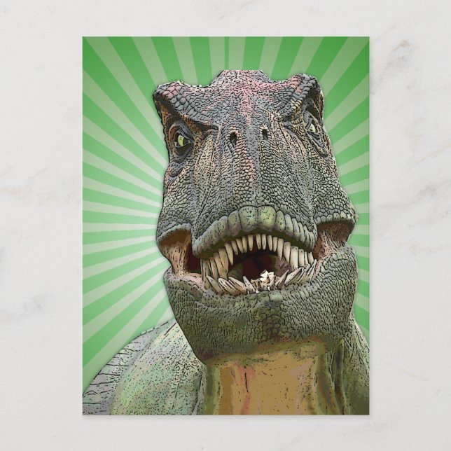 Dinosaur Tyrannosaurus rex Postcard (Front)
