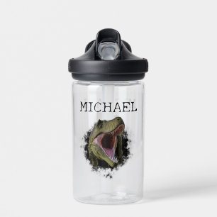 Dinosaur Tyrannosaurus T-rex personalised Name   Water Bottle
