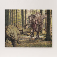 Dinosaur Tyrannosaurus Triceratops
