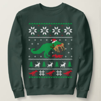 Dinosaur Ugly Christmas Sweater - Funny Christmas