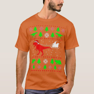 Dinosaur Ugly Christmas Sweater Toddler Kids Boy X