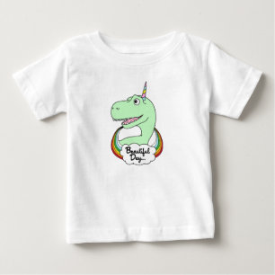 Dinosaur Unicorn Baby T-Shirt
