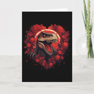 Dinosaur Valentine For Men And Women Dino Valentin Card