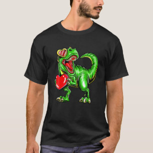 Dinosaur Valentine Trex Valentines Day T-Shirt