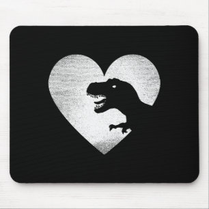 Dinosaur Valentines Trex Love Dinosaurs Distress Mouse Mat