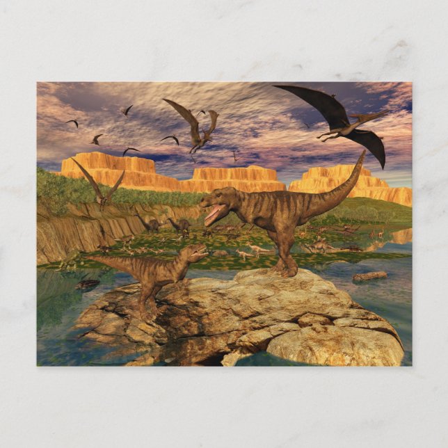 Dinosaur valley postcard (Front)