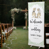 Dinosaur Wedding Welcome 