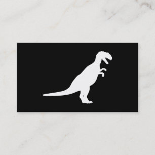 Dinosaur White Business Card