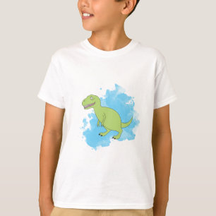 Dinosaur with Blue Paint T-Shirt