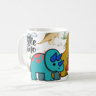 Dinosaur with Colorful Prehistoric• Fun Kids dino Coffee Mug