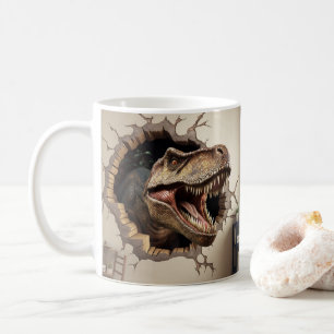 Dinosaur with Colorful Prehistoric• Fun Kids dino Coffee Mug