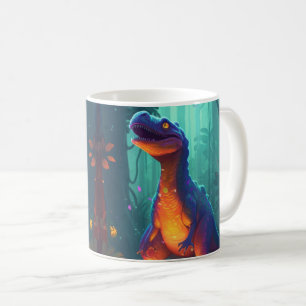 Dinosaur with Colorful Prehistoric• Fun Kids dino Coffee Mug