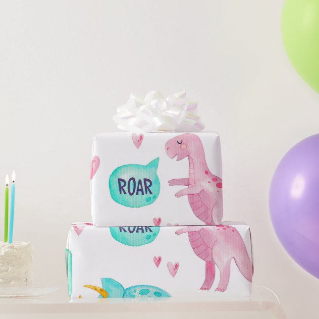 Dinosaur Wrapping Paper (Party Gifts)