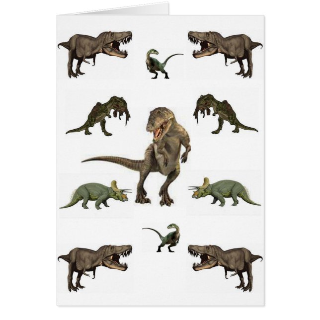 Dinosaur Wrapping Paper (Front)