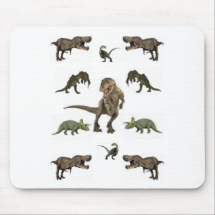 Dinosaur Wrapping Paper Mouse Mat