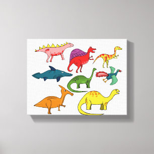 Dinosaur- Zazzle_Growshop. Canvas Print