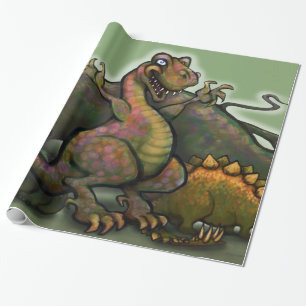 Dinosaurs 2x3' 60# Wall Posters Wrapping Paper