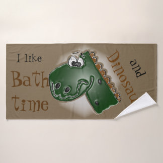 Dinosaurs and Bathtime Bath Towel