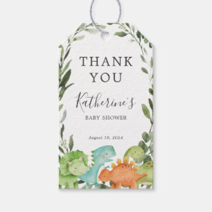 Dinosaurs Baby Shower Favour Tag