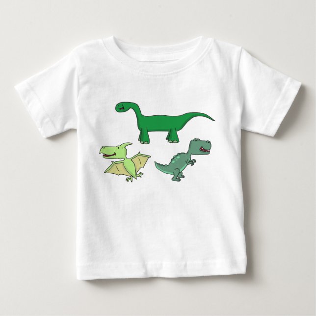 Dinosaurs Baby T-Shirt (Front)