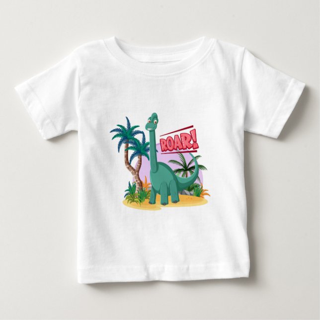 Dinosaurs  baby T-Shirt (Front)