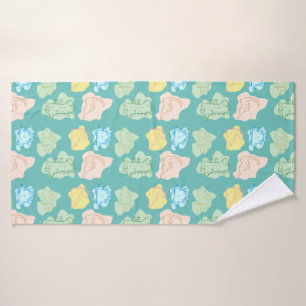 dinosaurs bath towel set