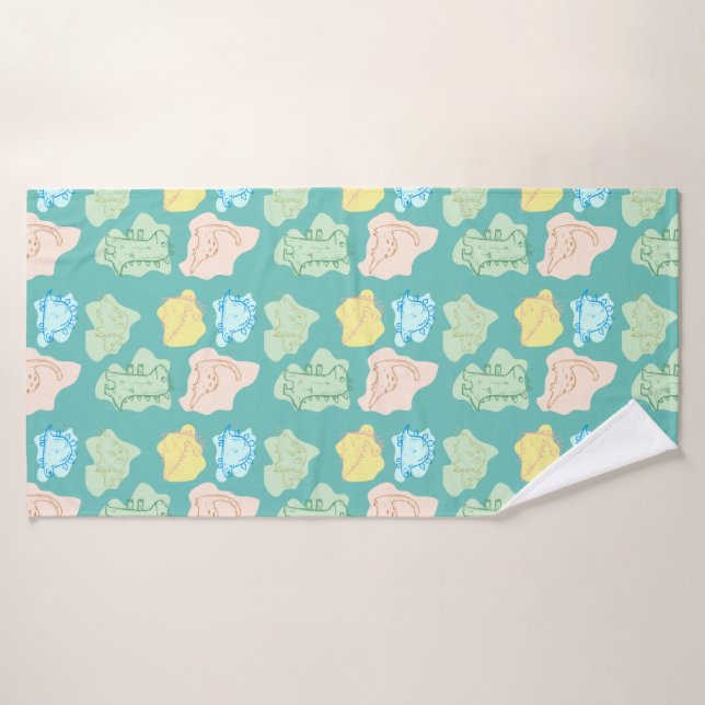 dinosaurs bath towel set (Bath Towel)