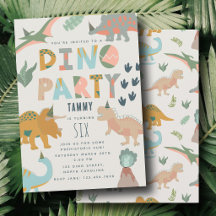 Dinosaurs Boho Dino Party Animals Birthday