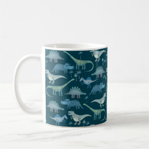 Dinosaurs Dark Coffee Mug