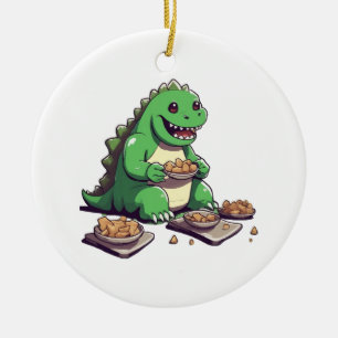 Dinosaurs diet tomorrow ceramic tree decoration