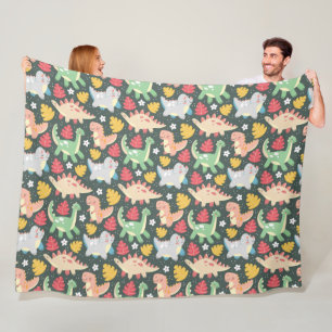 Dinosaurs! Fleece Blanket