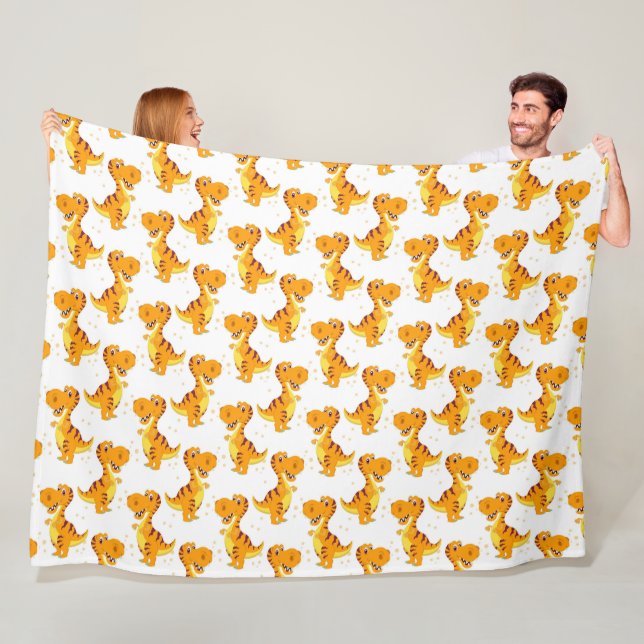 Dinosaurs! Fleece Blanket (In Situ)