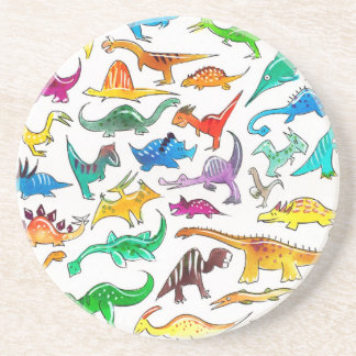 'Dinosaurs for beginners' Drinks Coaster