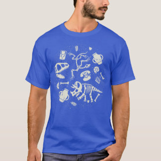 Dinosaurs Fossils Vintage Technology T-Shirt