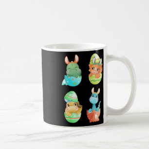Dinosaurs Hatch Out Of Easter Eggs  Coffee Mug