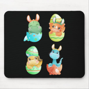 Dinosaurs Hatch Out Of Easter Eggs  Mouse Mat