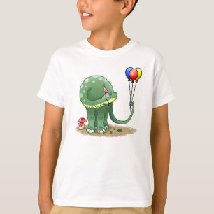 Dinosaurs holding Balloons T-Shirt