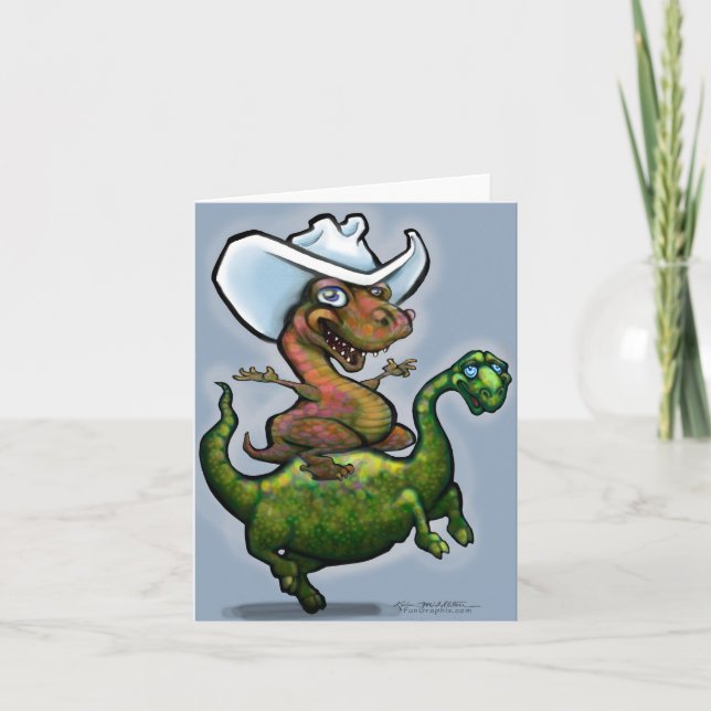 Dinosaurs Holiday Card (Front)