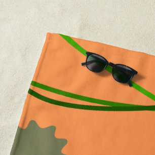 Dinosaurs in the Wild Beach Towel