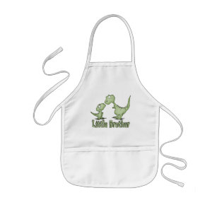 Dinosaurs Little Brother Kids Apron