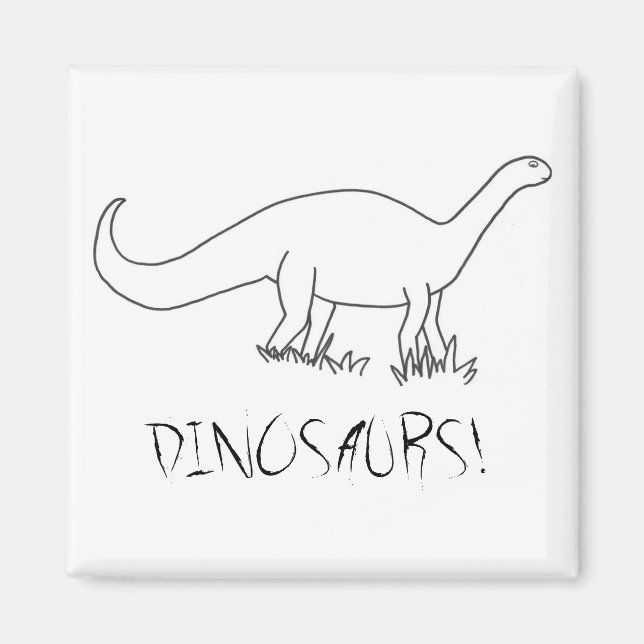 DINOSAURS! MAGNET (Front)