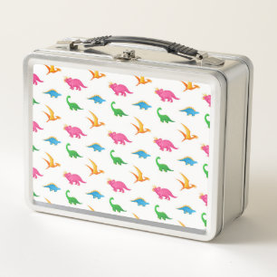 DINOSAURS METAL LUNCH BOX
