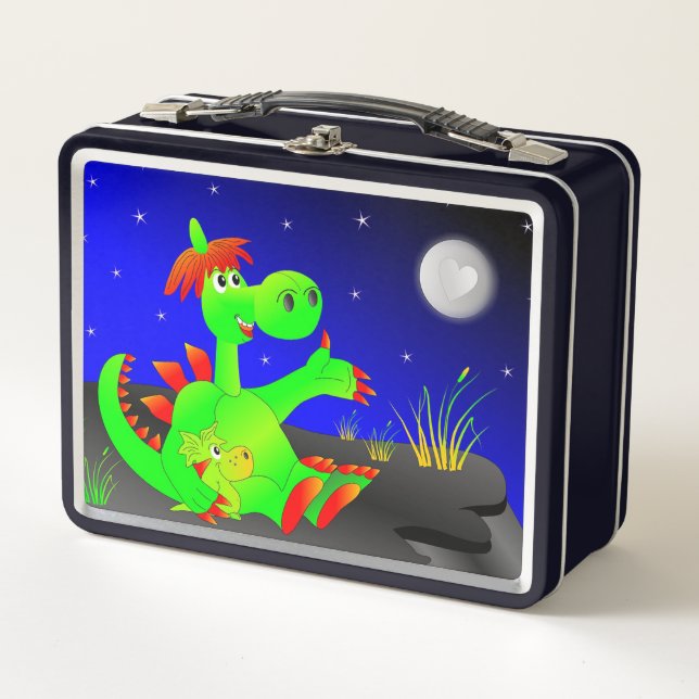 Dinosaurs Metal Lunch Box (Front)